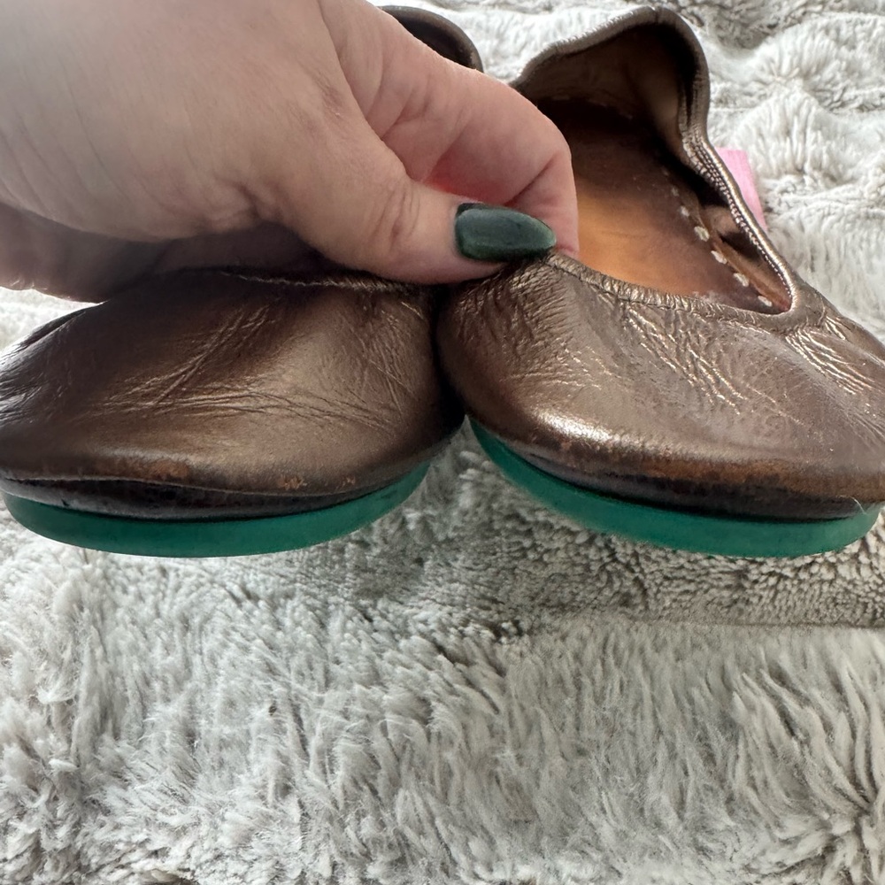 Tieks Metallic Bronze Ballet Flats - Picture 4 of 4